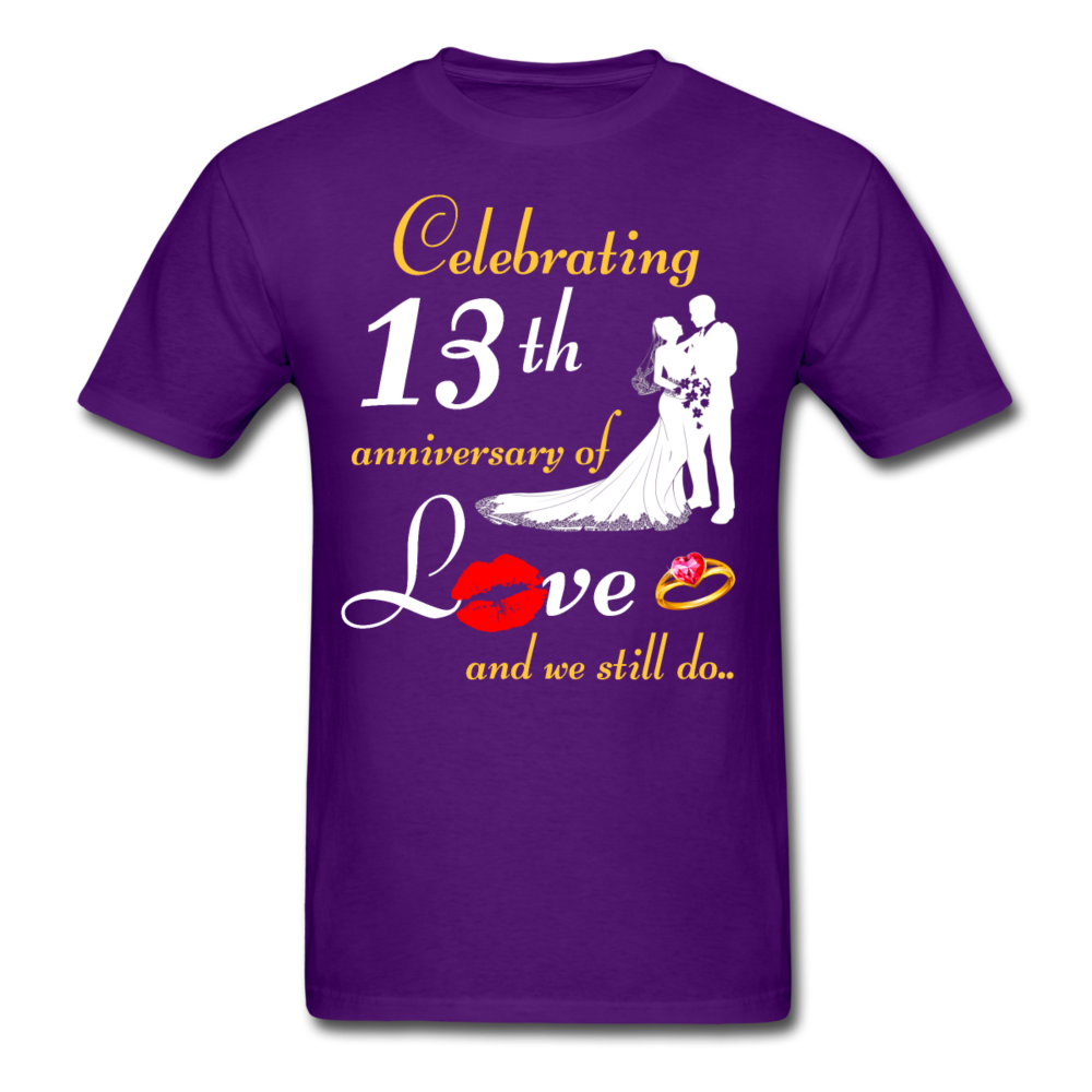 13TH ANNIVERSARY UNISEX SHIRT - purple