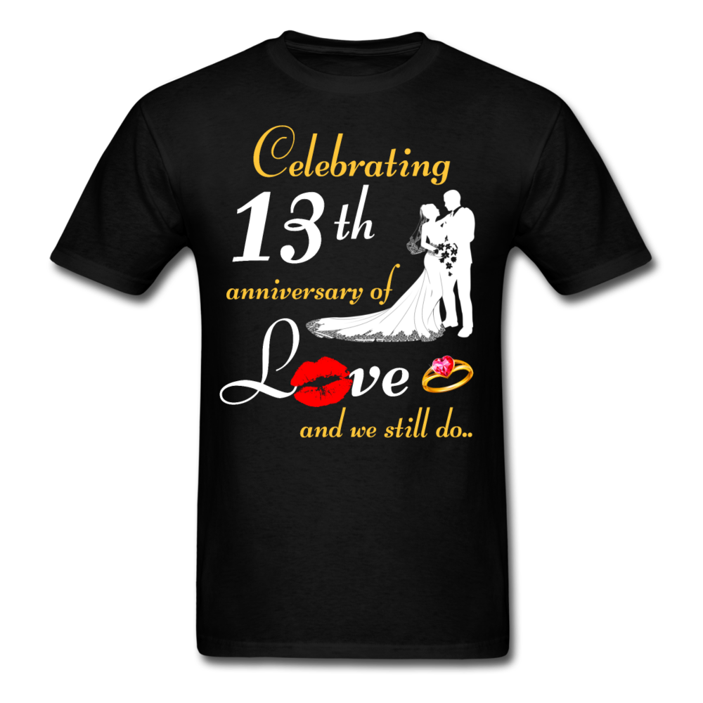 13TH ANNIVERSARY UNISEX SHIRT - black