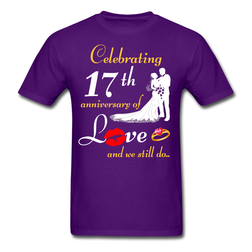 17TH ANNIVERSARY UNISEX SHIRT - purple