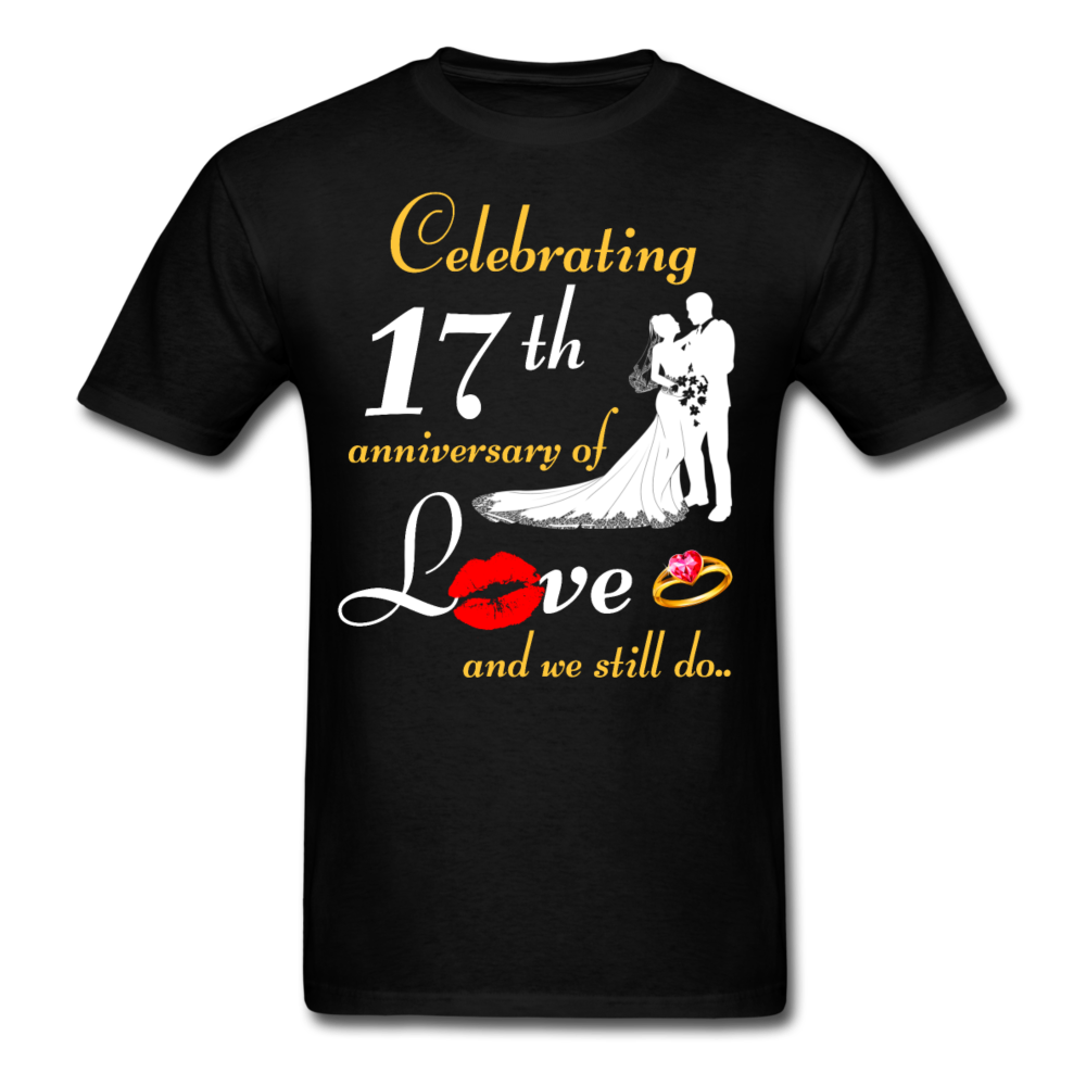 17TH ANNIVERSARY UNISEX SHIRT - black