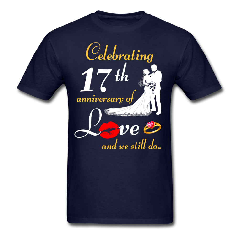 17TH ANNIVERSARY UNISEX SHIRT - navy