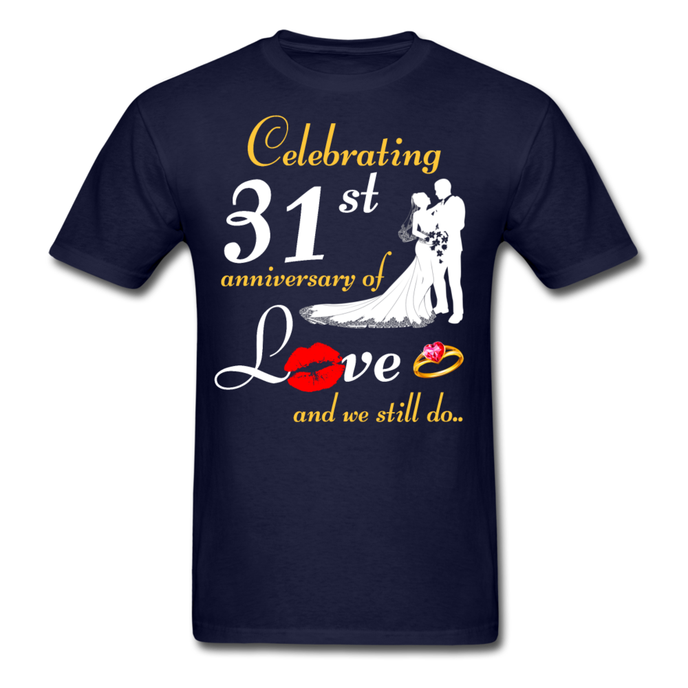 31ST ANNIVERSARY UNISEX SHIRTS - navy