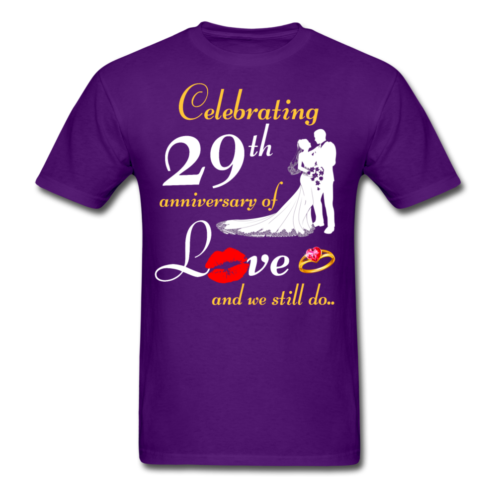 29TH ANNIVERSARY UNISEX SHIRTS - purple