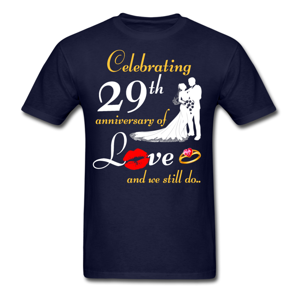 29TH ANNIVERSARY UNISEX SHIRTS - navy