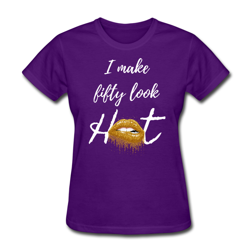 HOT 50 WOMEN'S SHIRT - purple