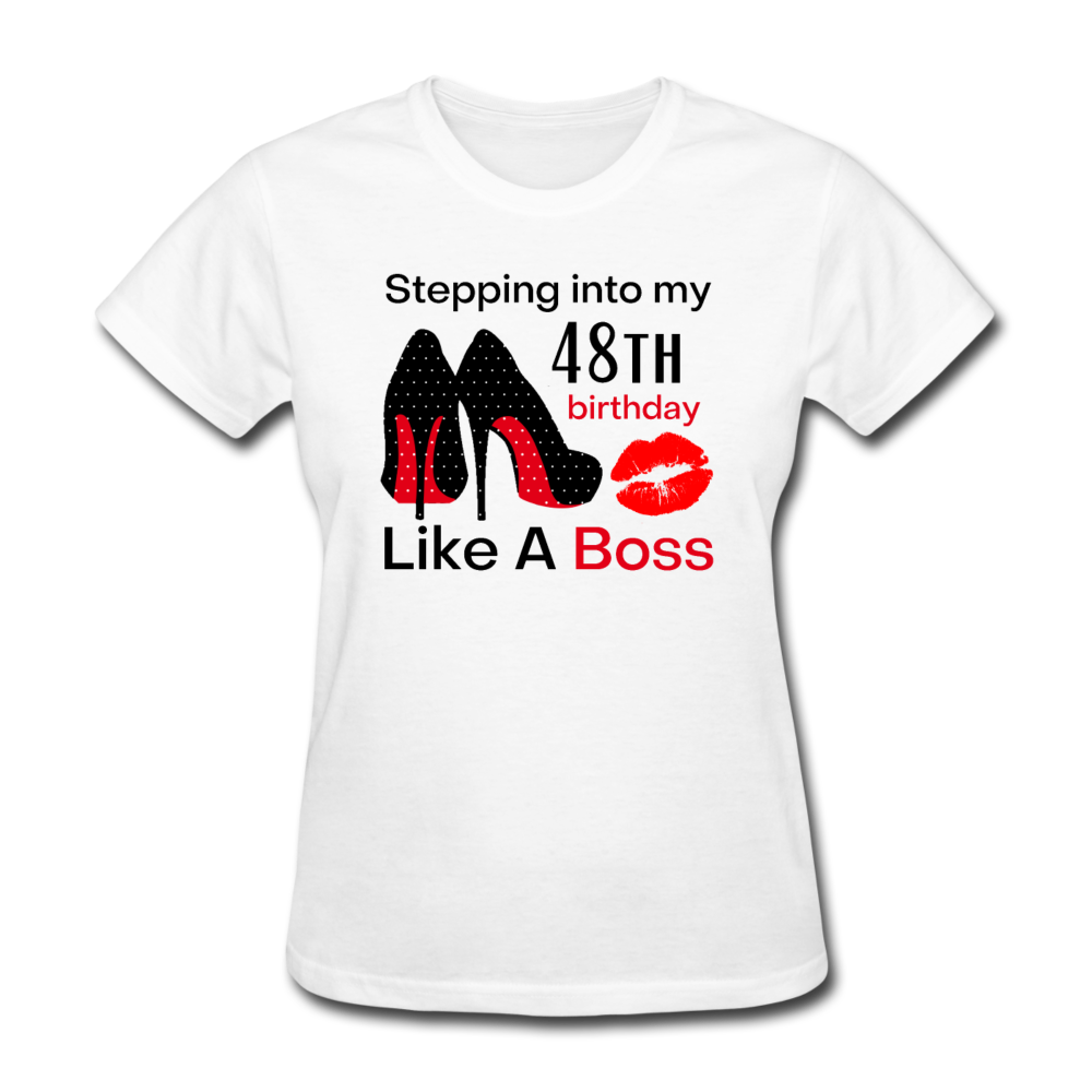 BOSS 48 WOMEN'S SHIRT - white