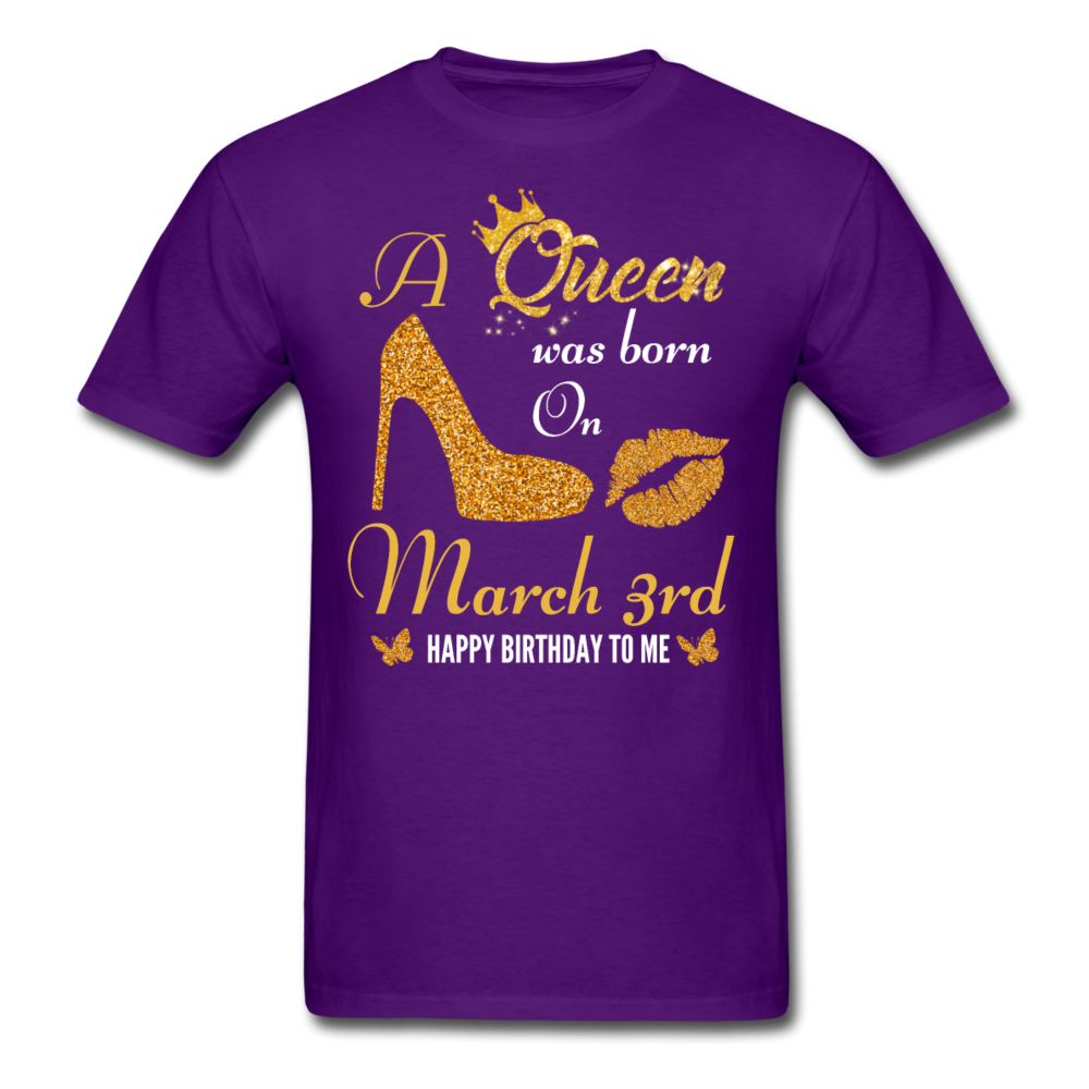 QUEEN 3RD MARCH UNISEX SHIRT - purple