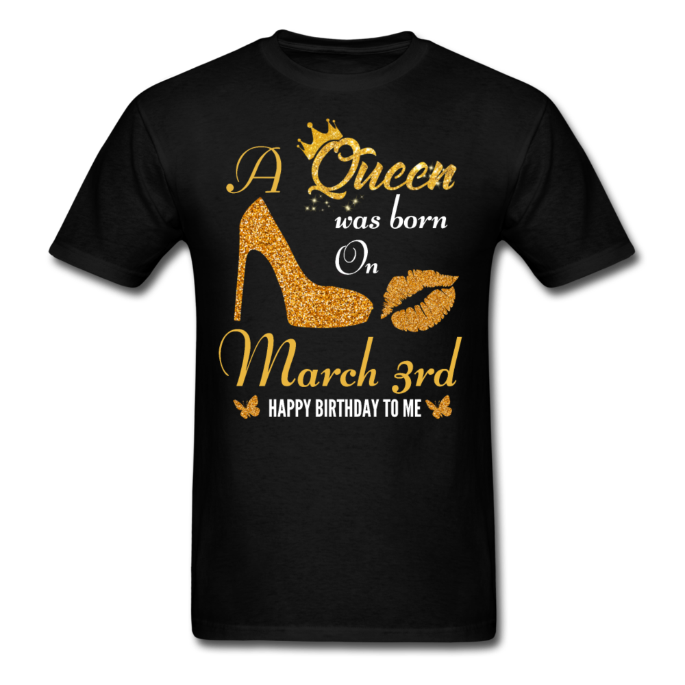 QUEEN 3RD MARCH UNISEX SHIRT - black