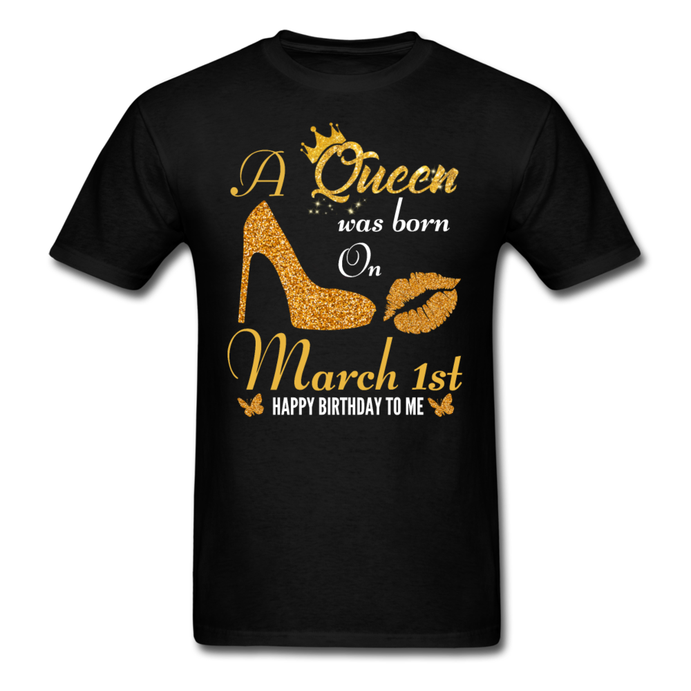 QUEEN 1ST MARCH UNISEX SHIRT - black