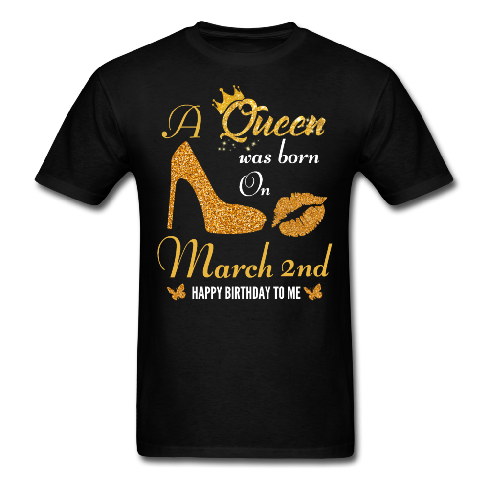 QUEEN 2ND MARCH UNISEX SHIRT - black