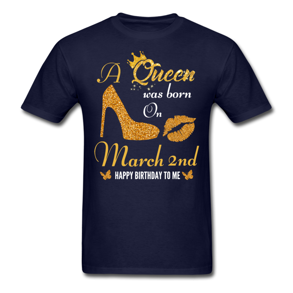 QUEEN 2ND MARCH UNISEX SHIRT - navy