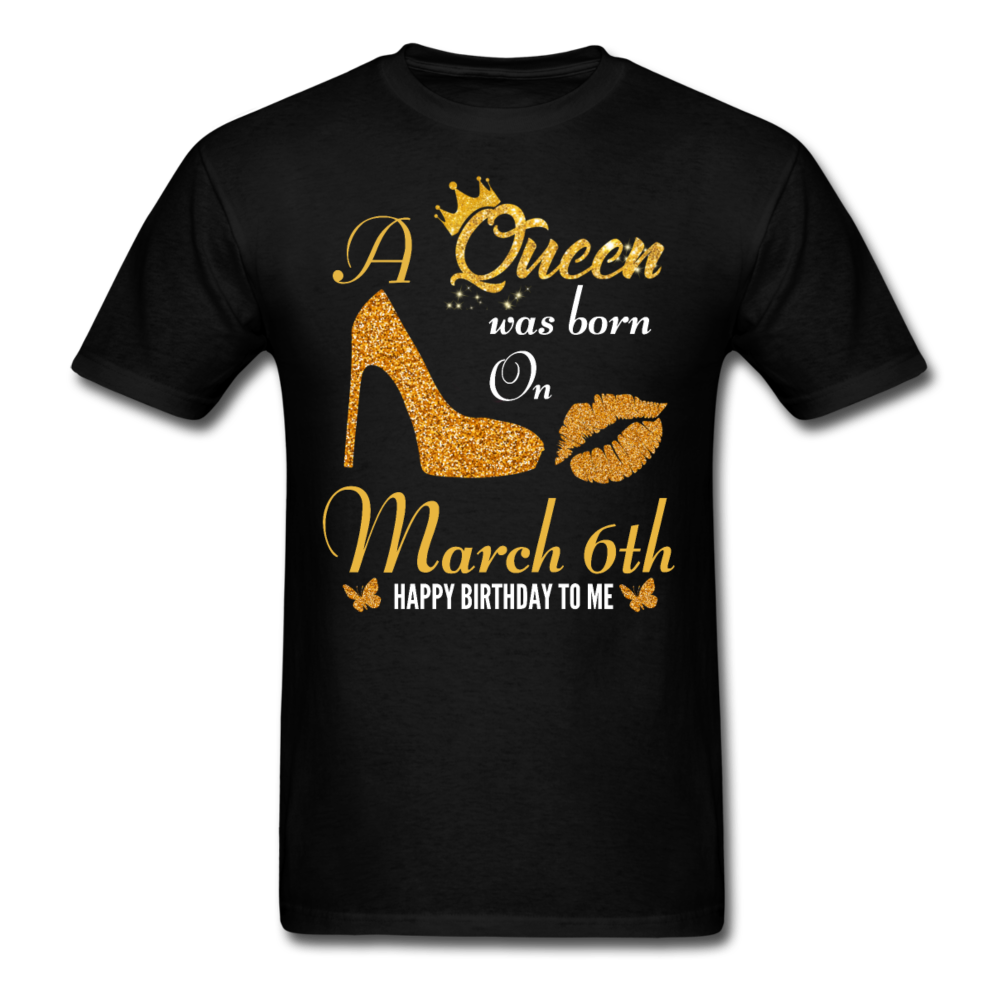 QUEEN 6TH MARCH UNISEX SHIRT - black