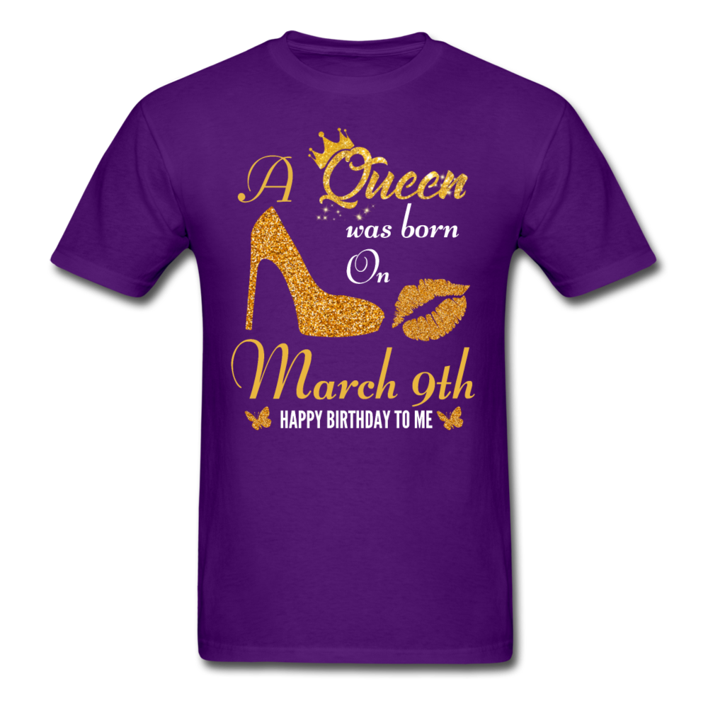 QUEEN 9TH MARCH UNISEX SHIRT - purple