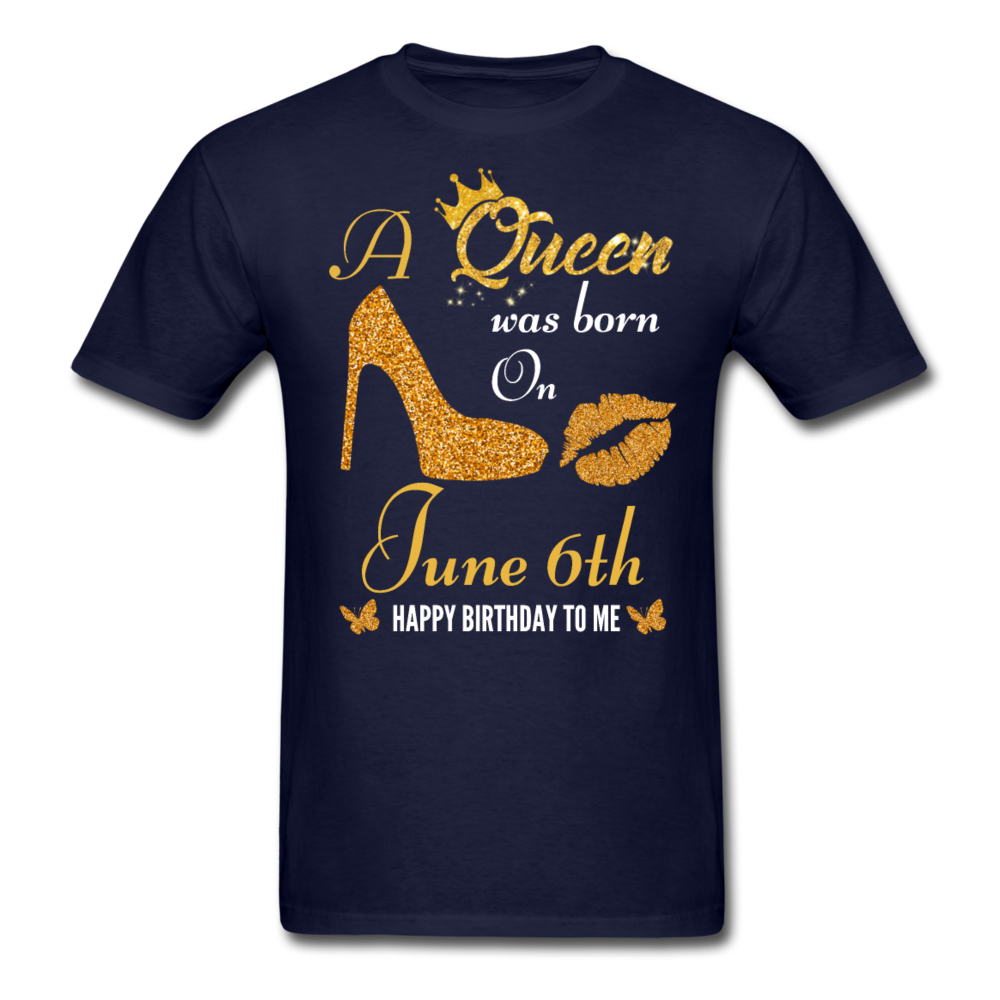 QUEEN 6TH JUNE UNISEX SHIRT - navy