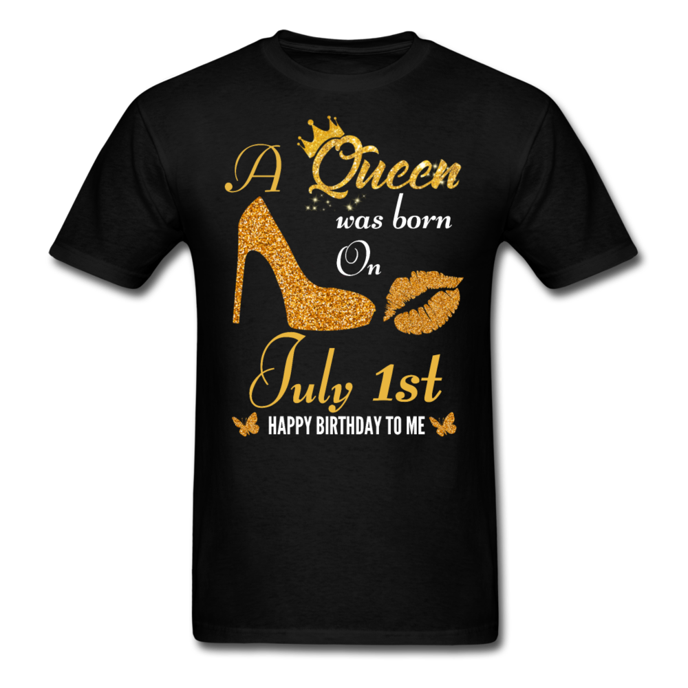 QUEEN 1ST JULY UNISEX SHIRT - black