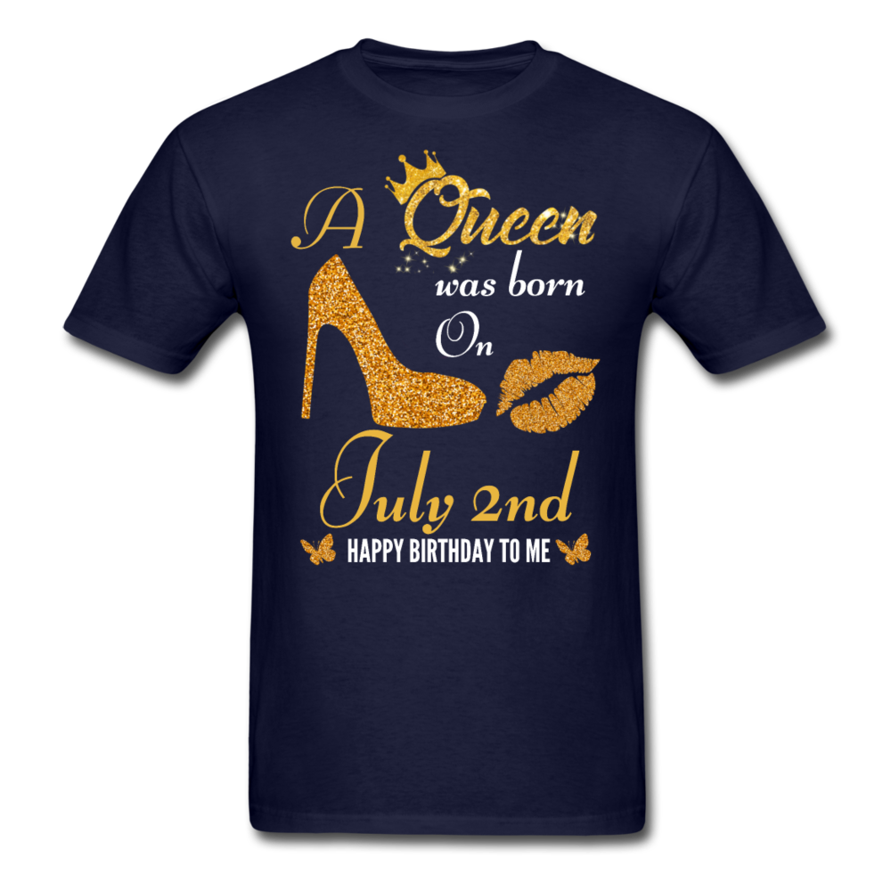 QUEEN 2ND JULY UNISEX SHIRT - navy