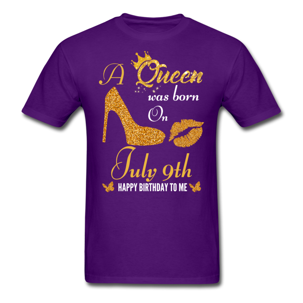 QUEEN 9TH JULY UNISEX SHIRT - purple