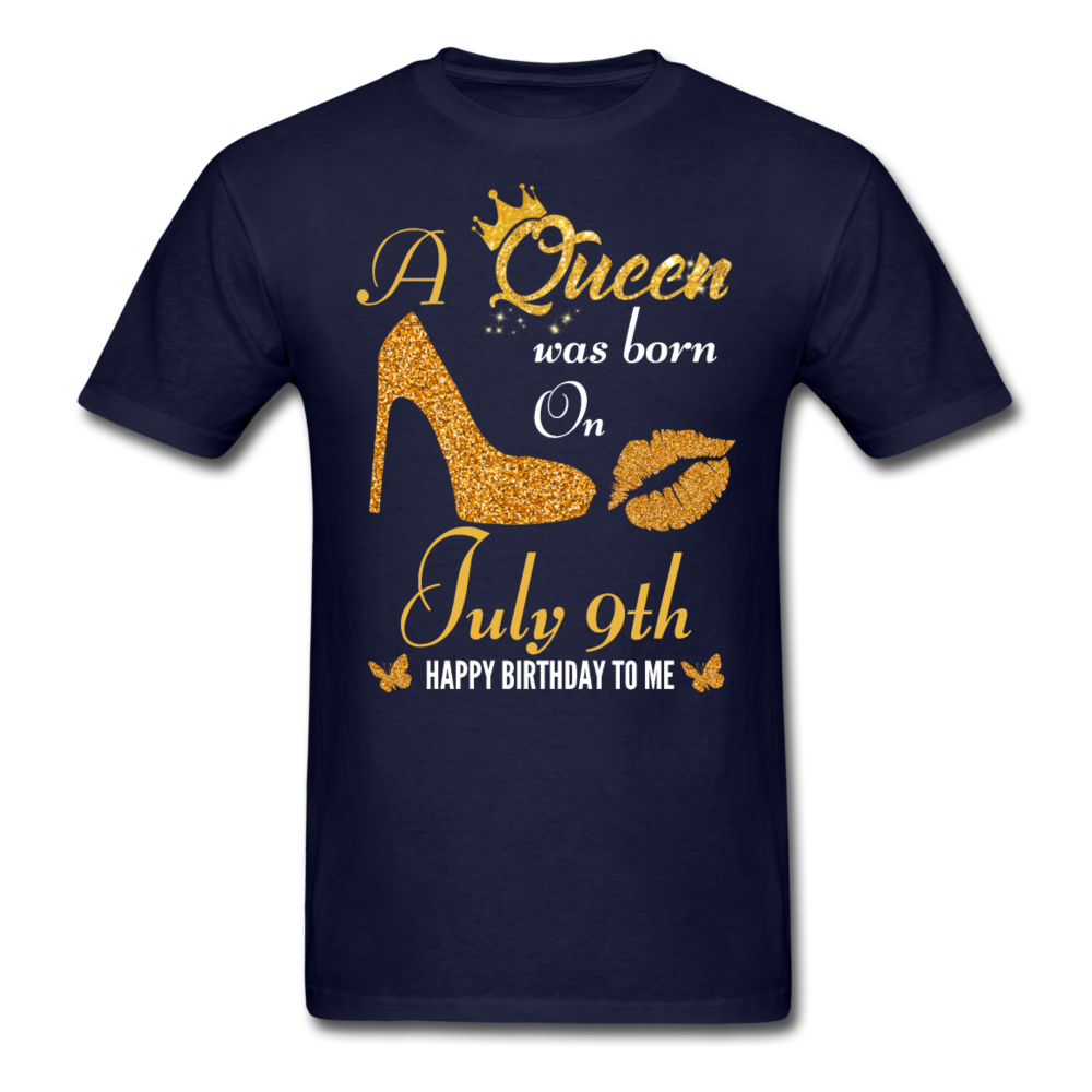 QUEEN 9TH JULY UNISEX SHIRT - navy