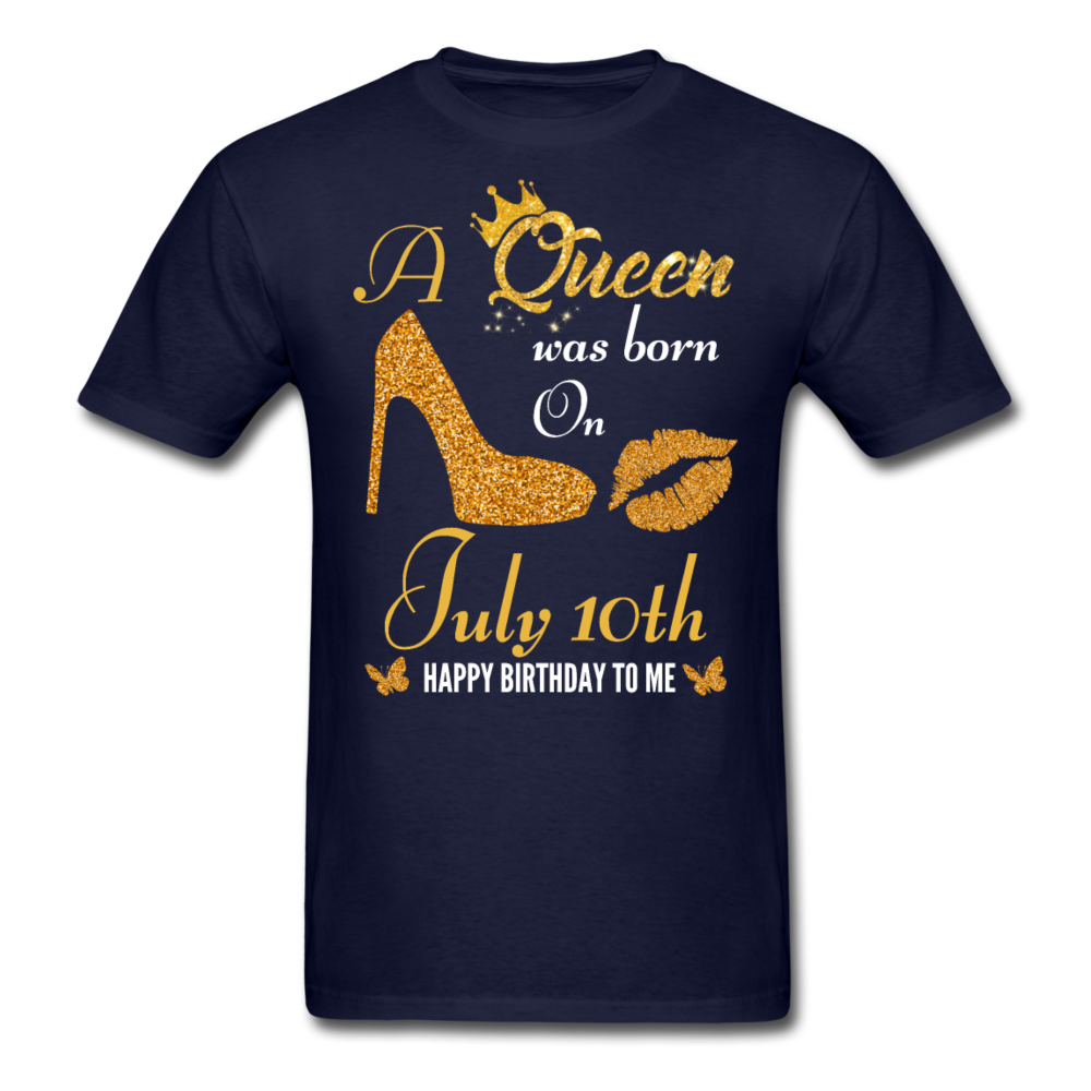 QUEEN 10TH JULY UNISEX SHIRT - navy