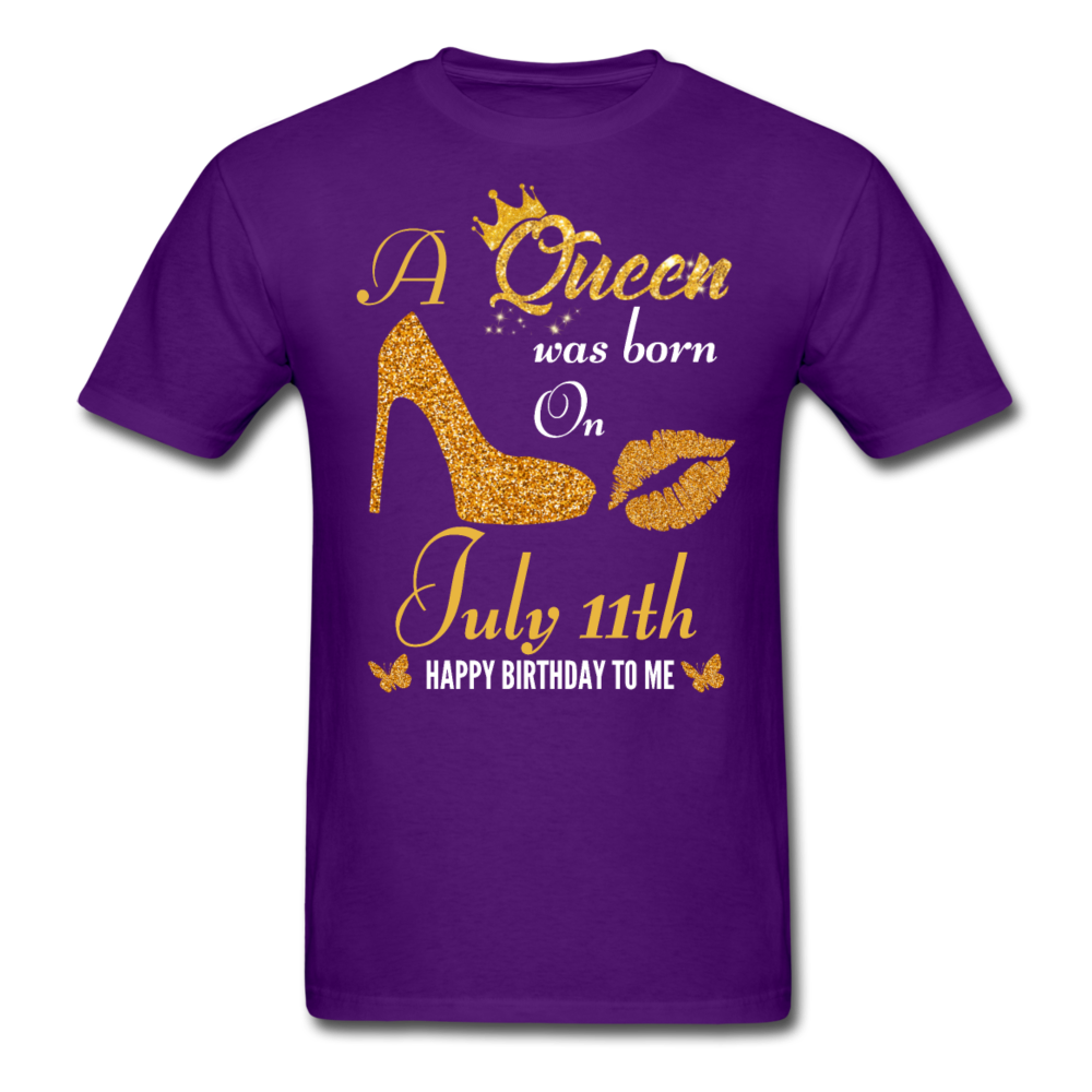 QUEEN 11TH JULY UNISEX SHIRT - purple