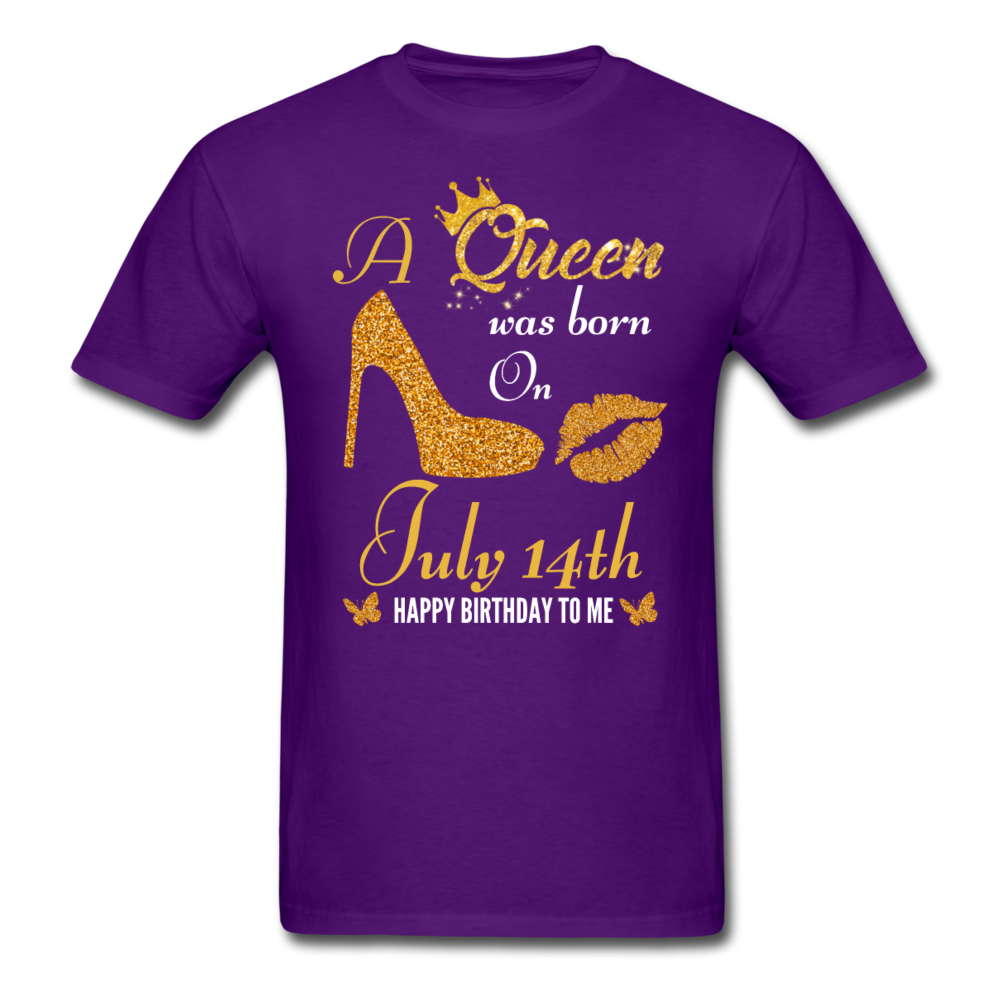 QUEEN 14TH JULY UNISEX SHIRT - purple