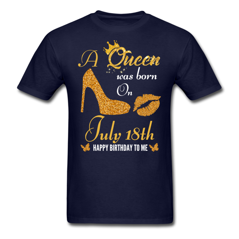 QUEEN 18TH JULY UNISEX SHIRT - navy