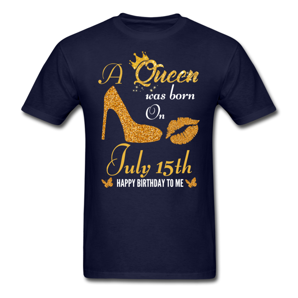 QUEEN 15TH JULY UNISEX SHIRT - navy