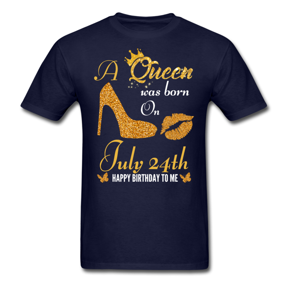 QUEEN 24TH JULY UNISEX SHIRT - navy