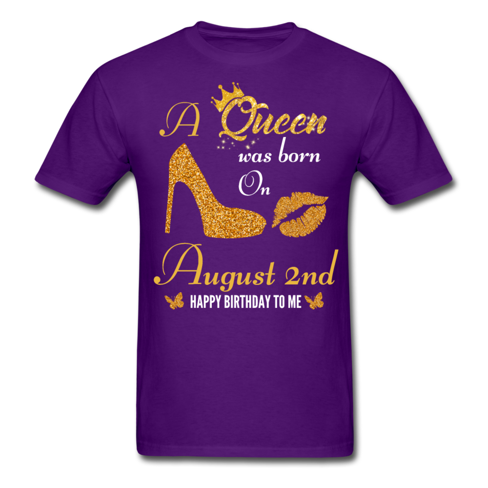 QUEEN 2ND AUG UNISEX SHIRT - purple