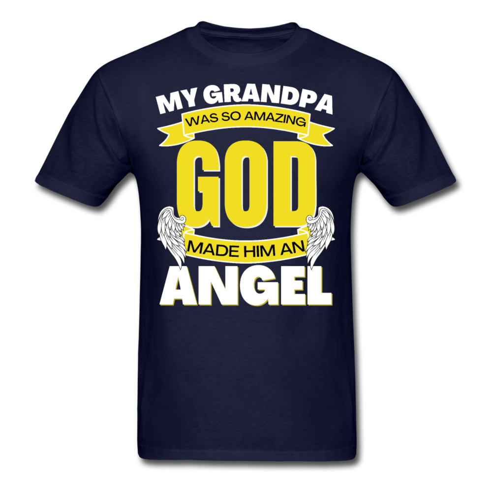 ANGEL GRANDPA UNISEX SHIRT - navy