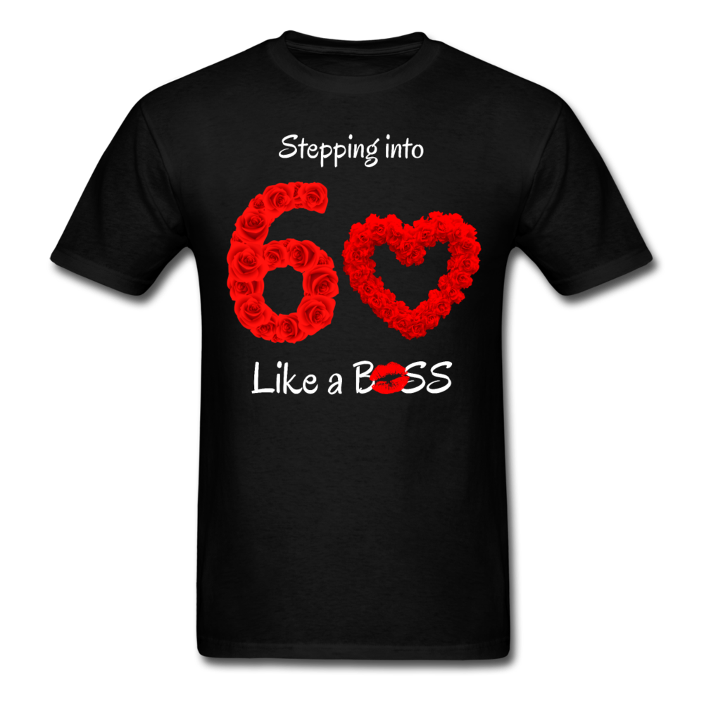 STEPPING 60 ROSE UNISEX SHIRT - black