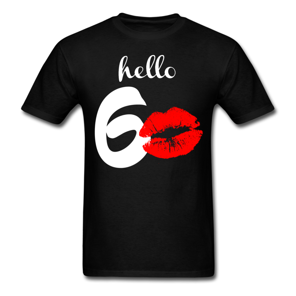 HELLO 60 UNISEX SHIRT - black