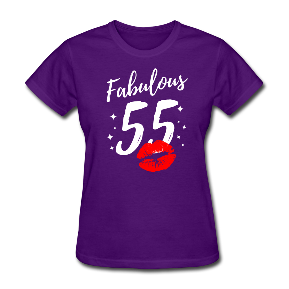 FABULOUS 55 WOMEN'S SHIRT - purple