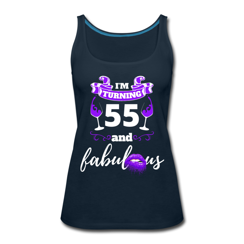 TURNING 55 TANK - deep navy