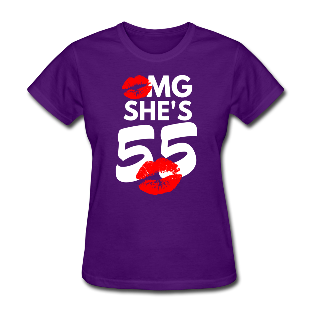 OMG 55 WOMEN'S SHIRT - purple