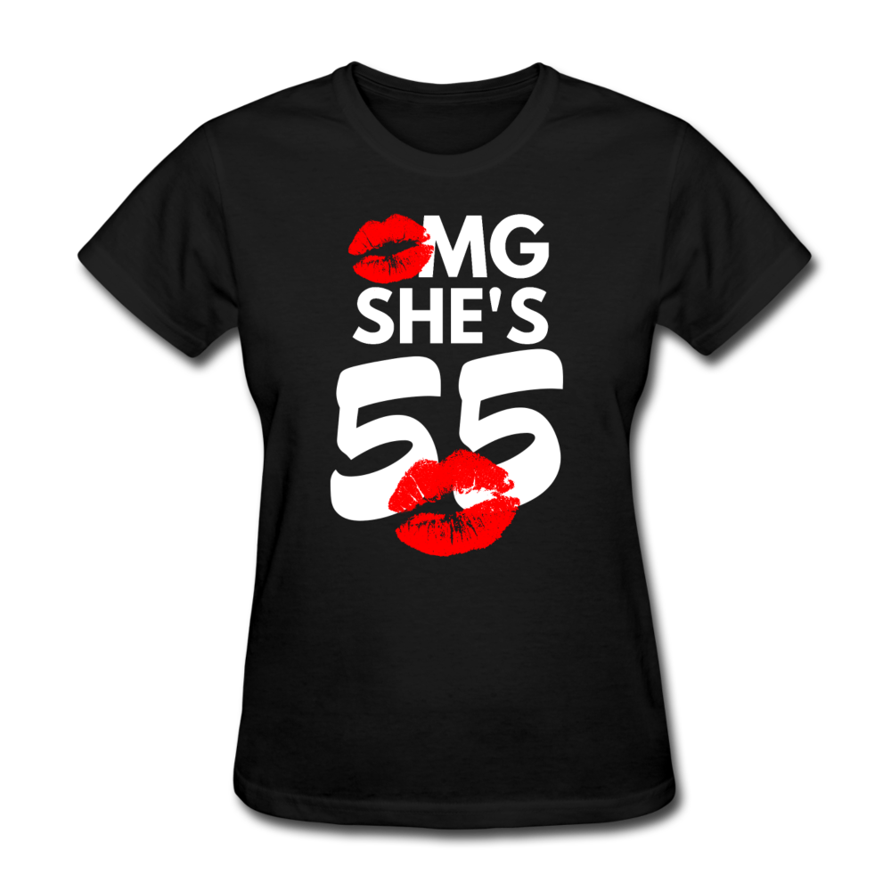 OMG 55 WOMEN'S SHIRT - black