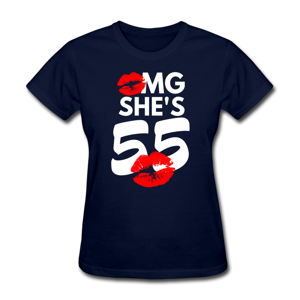 OMG 55 WOMEN'S SHIRT - navy