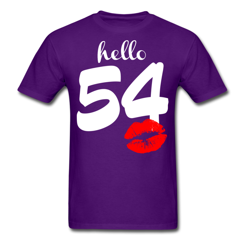HELLO 54 UNISEX SHIRT - purple
