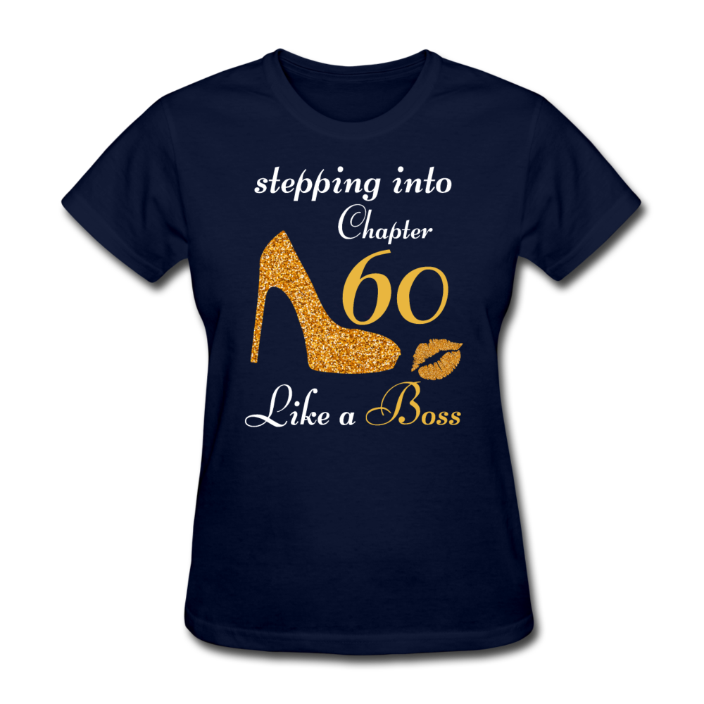 STEPPING CHAPTER 60 WOMEN'S SHIRT - navy