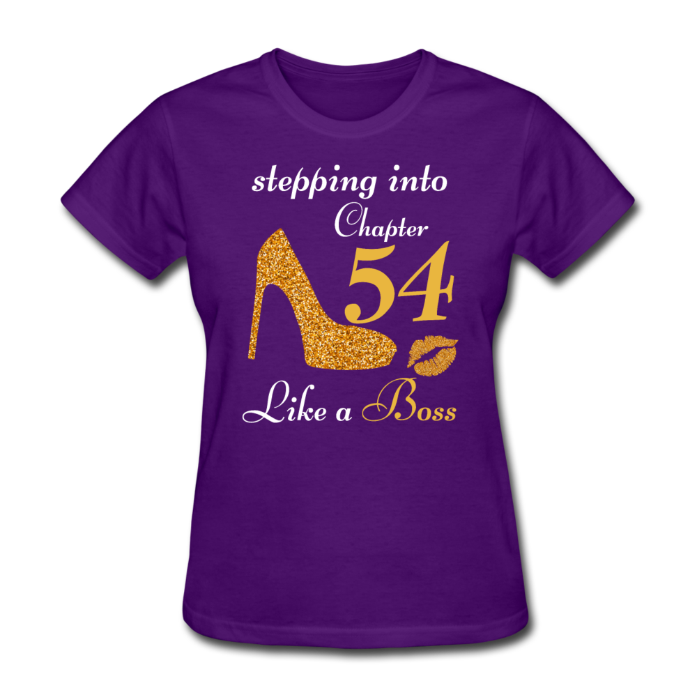 STEPPING CHAPTER 54 WOMEN'S SHIRT - purple