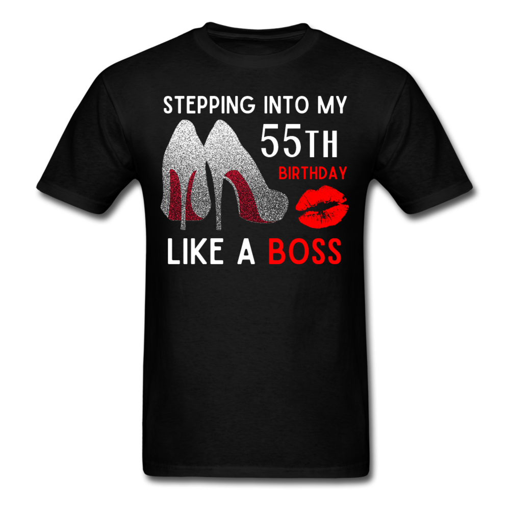 STEPPING 55 UNISEX SHIRT - black