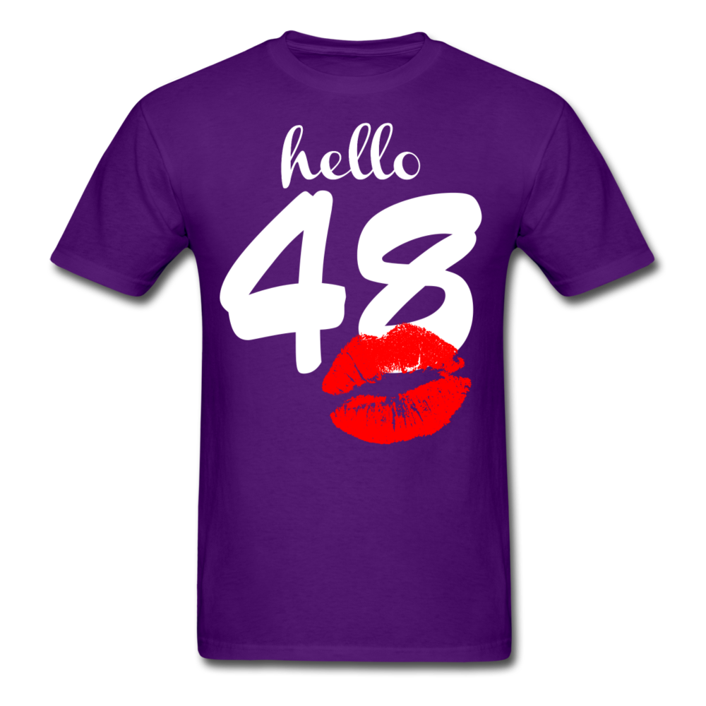 HELLO 48 UNISEX SHIRT - purple