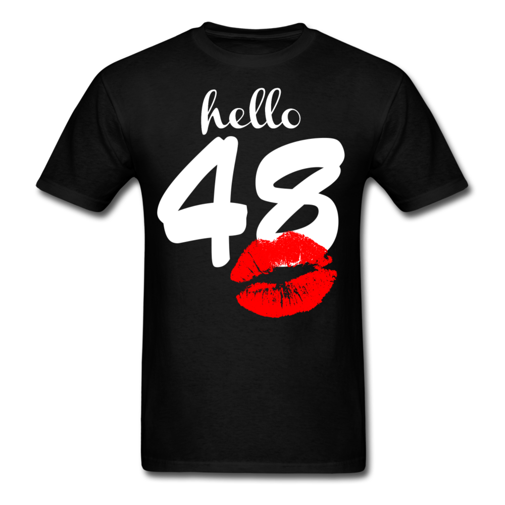 HELLO 48 UNISEX SHIRT - black