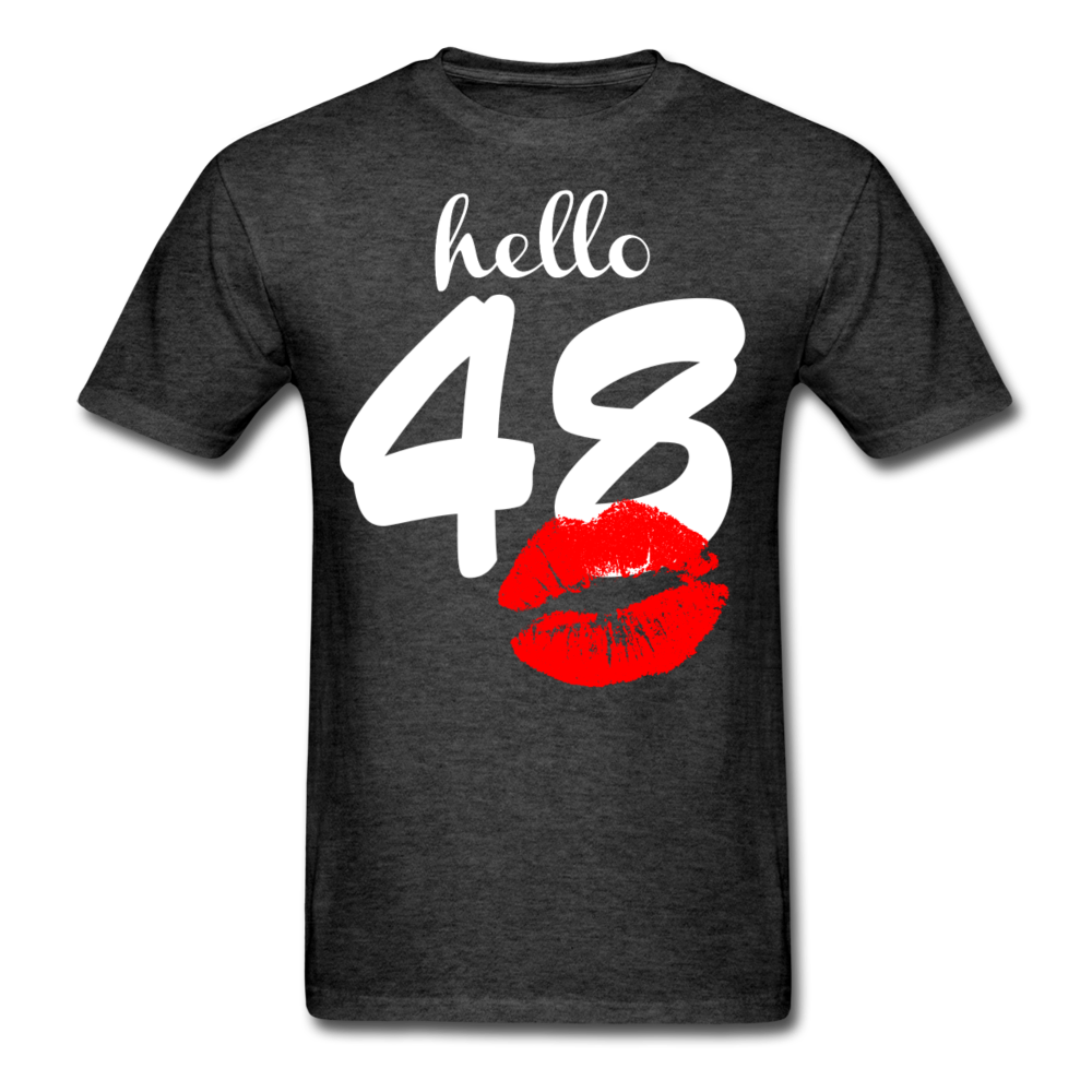 HELLO 48 UNISEX SHIRT - heather black