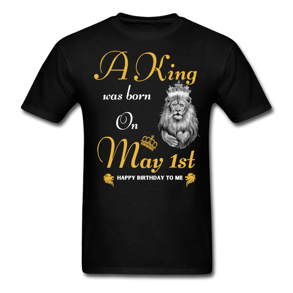 KING 1ST MAY UNISEX SHIRT - black