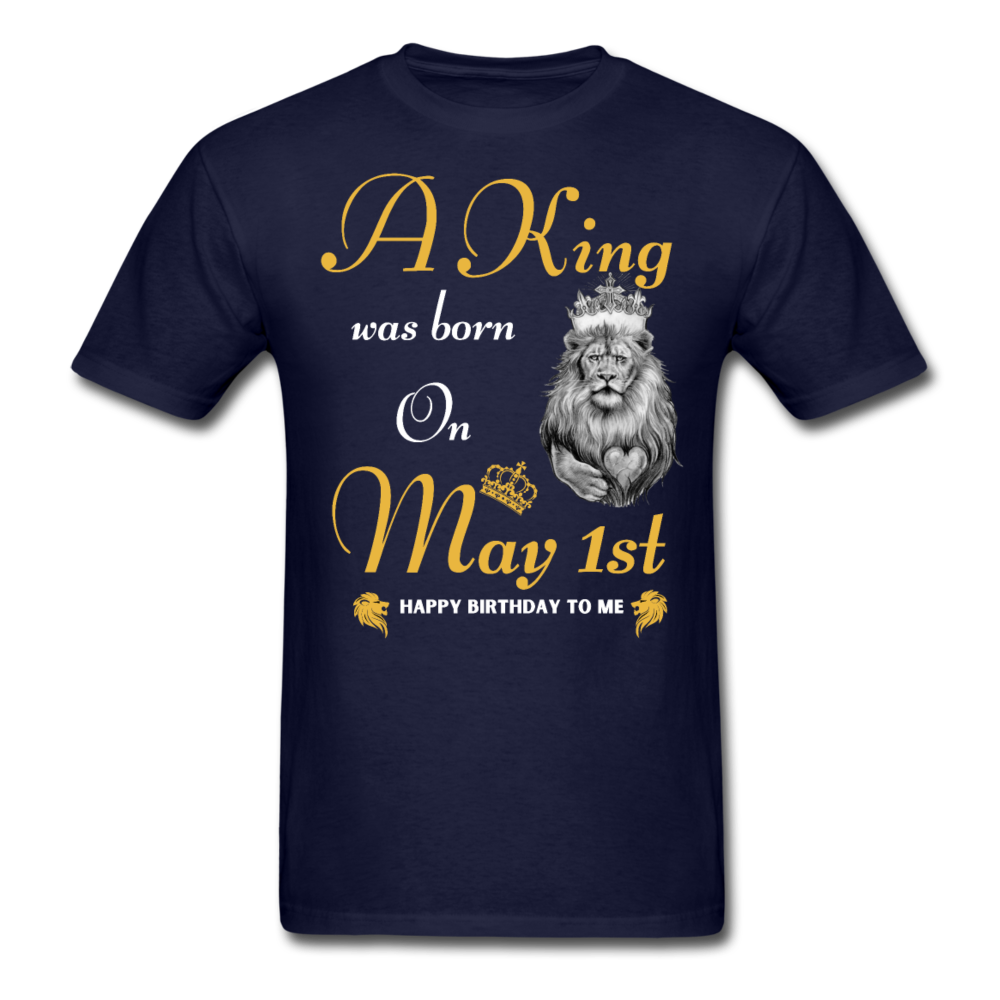 KING 1ST MAY UNISEX SHIRT - navy