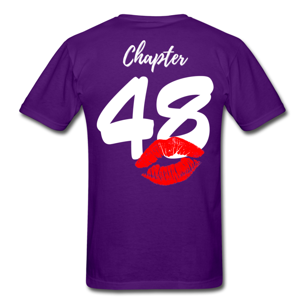 1973 FAB 48 UNISEX FRONT BACK PRINT SHIRT - purple