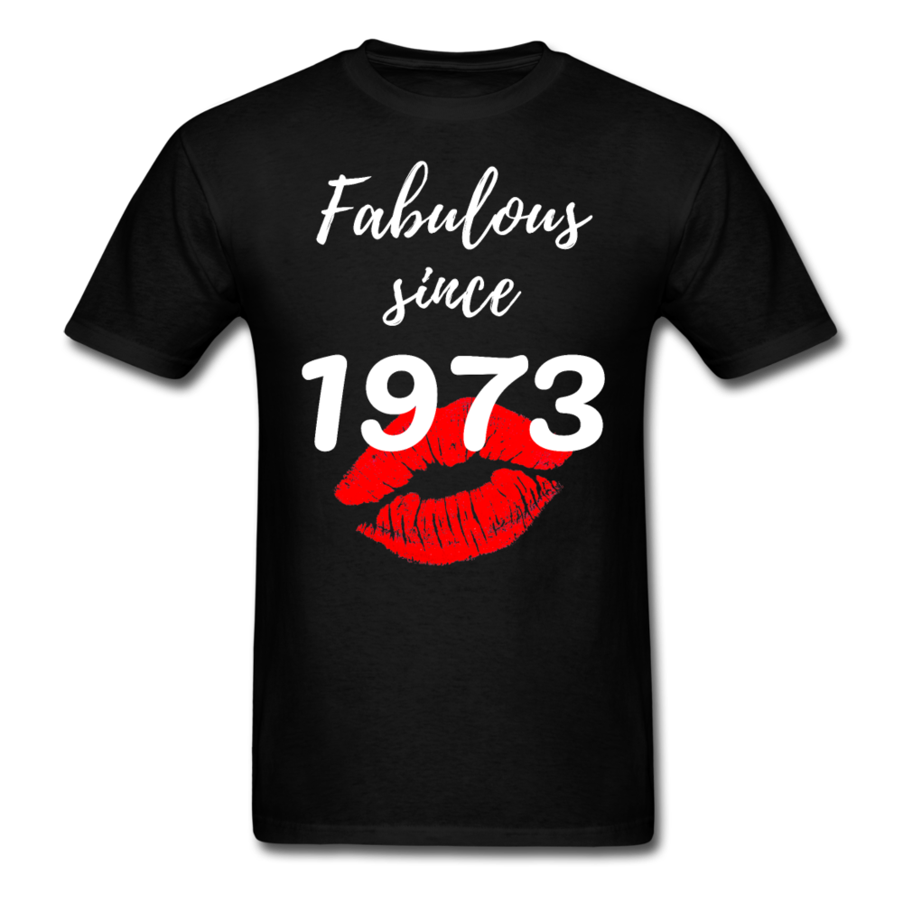 1973 FAB 48 UNISEX FRONT BACK PRINT SHIRT - black