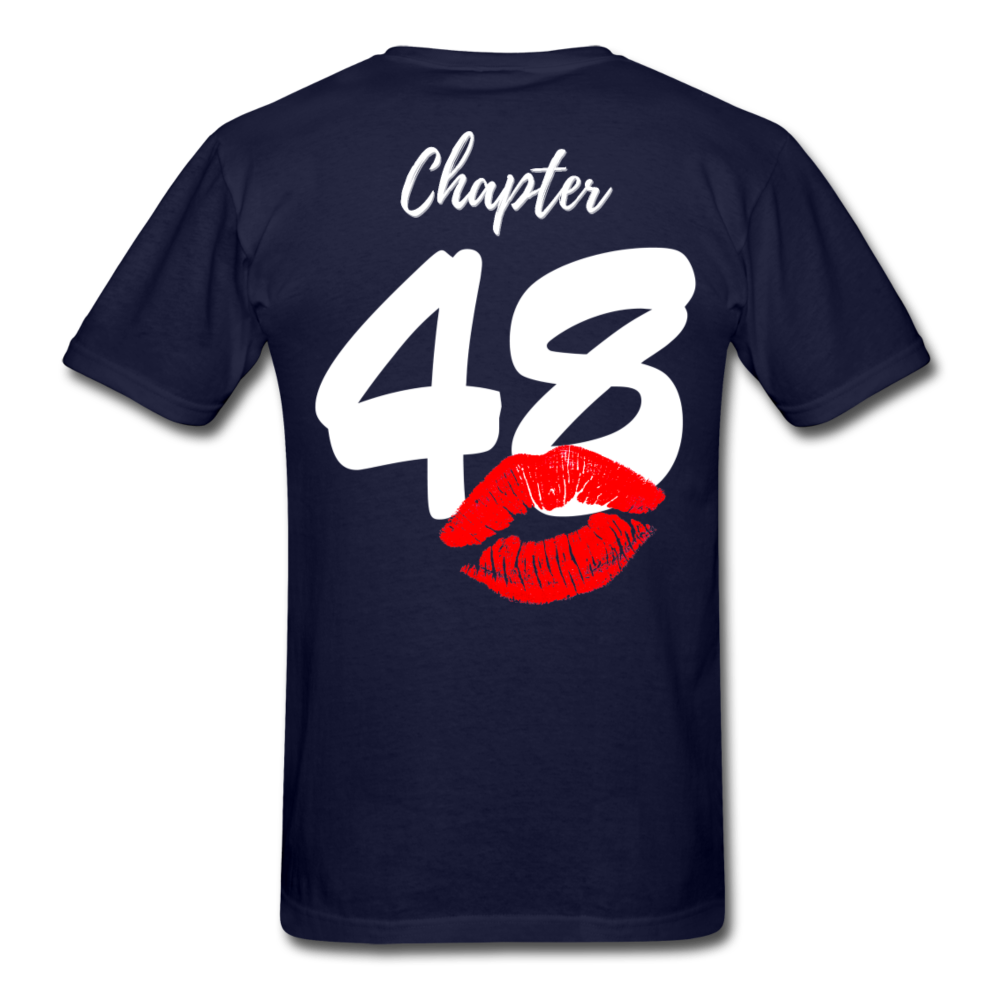 1973 FAB 48 UNISEX FRONT BACK PRINT SHIRT - navy