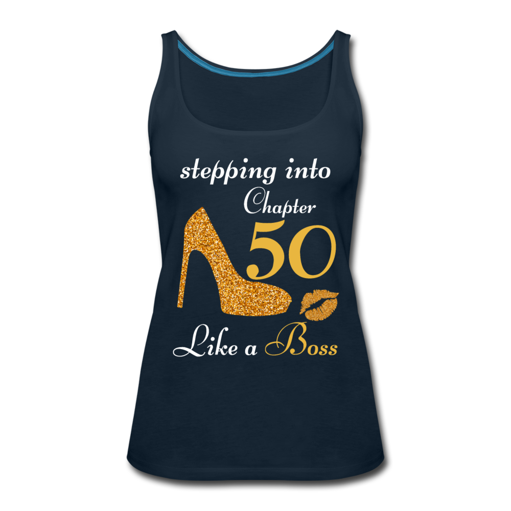 STEPPING CHAPTER 50 TANK - deep navy